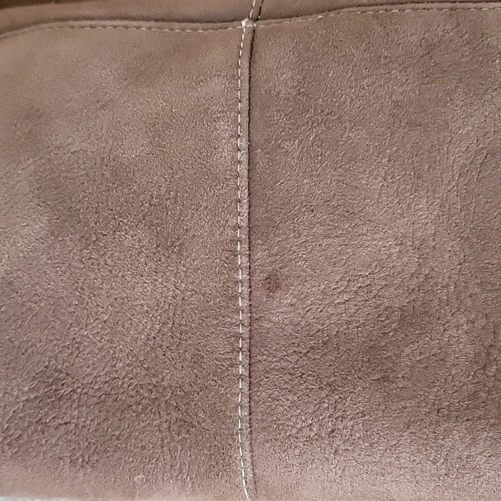 Gena Vintage 100% Genuine Shearling Wool Brown Military Style Pea Coat Size XS - Picture 12 of 12